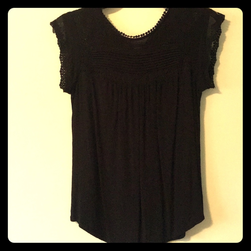 Anthropologie Blouse with embroidery